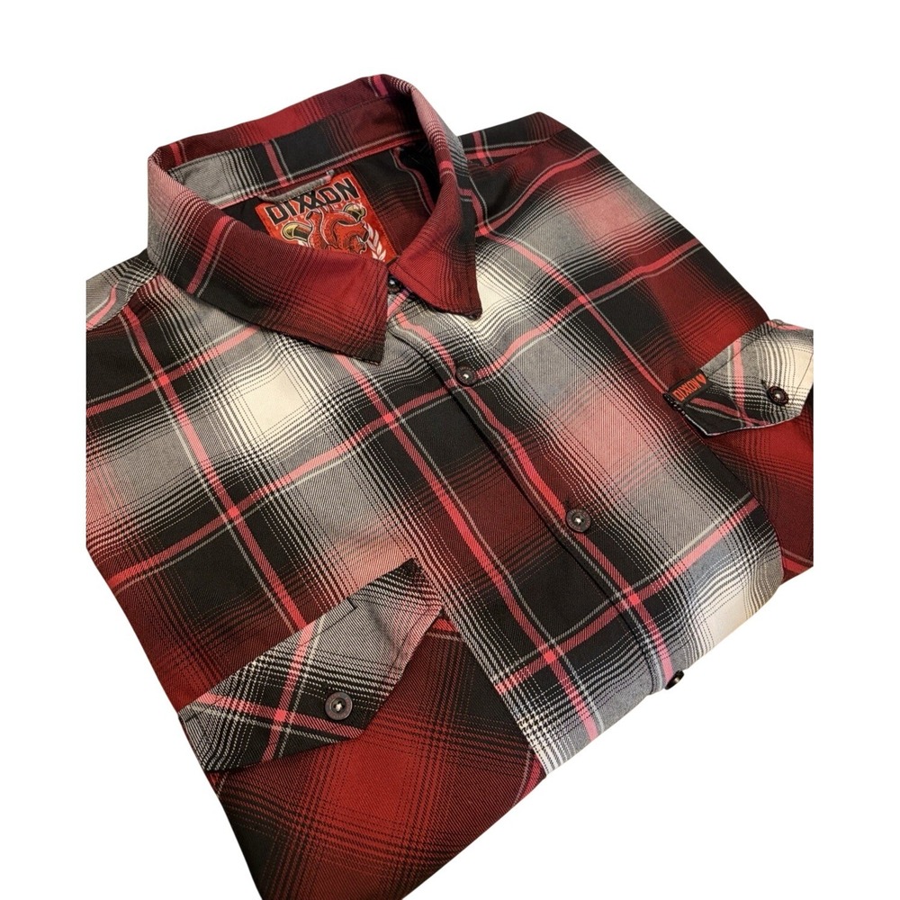 Dixxon Flannel Co The Beating Heart Long Sleeve Button Up Flannel Shirt Men's 4X
